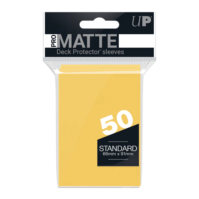 Ultra Pro - Pro Matte 50ct Yellow